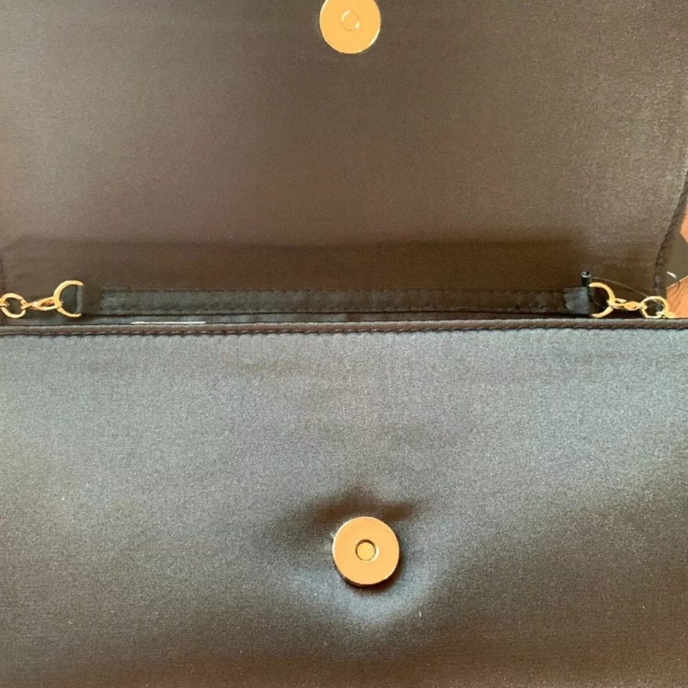 INC Veronica Gold Chain Clutch Handbag Nwt - Picture 5 of 5